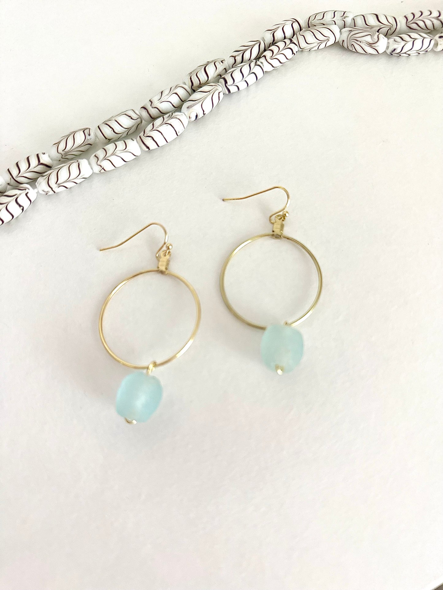 Simply Sea Glass Earrings