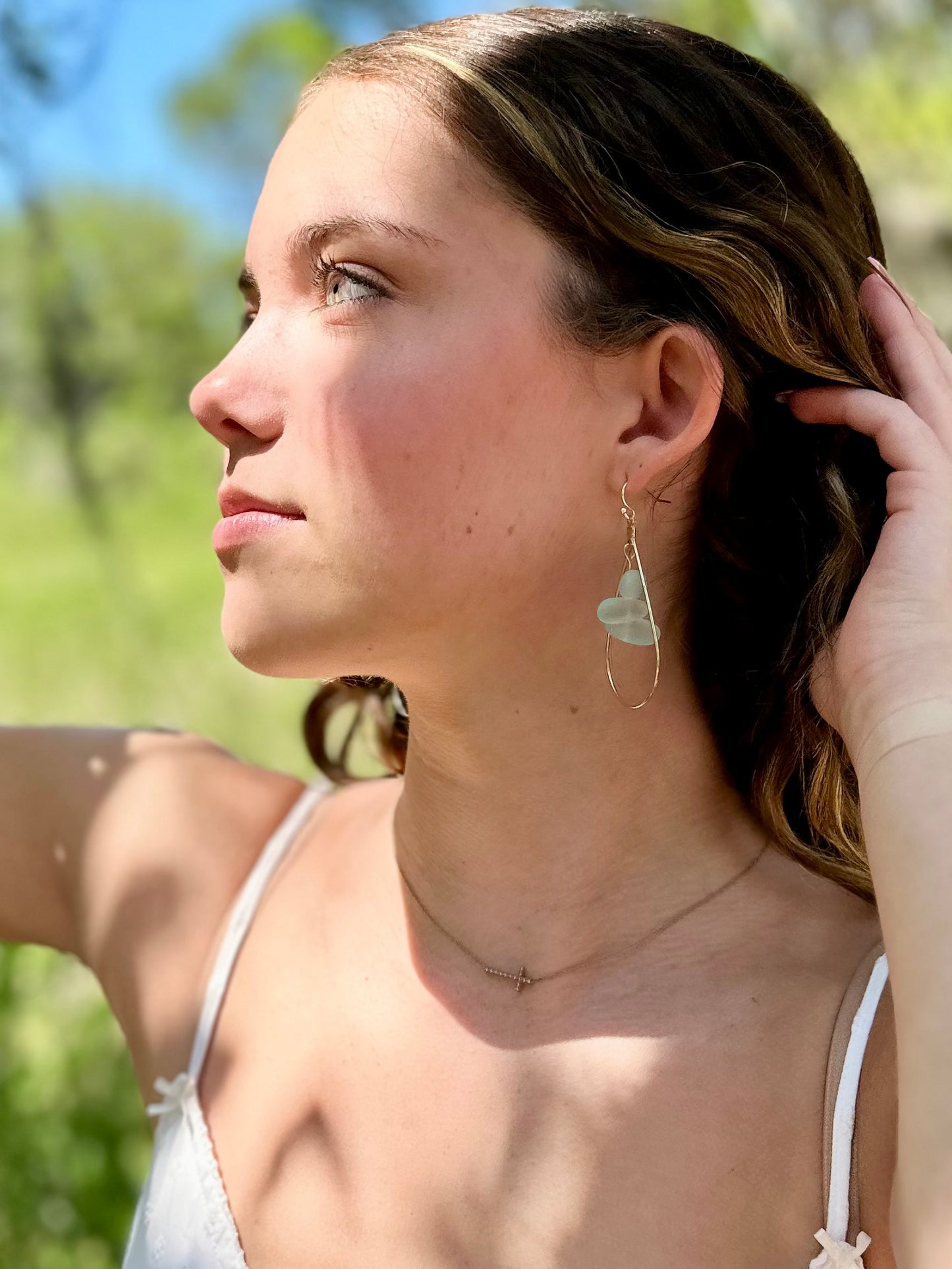 Pendientes Simply Seaglass