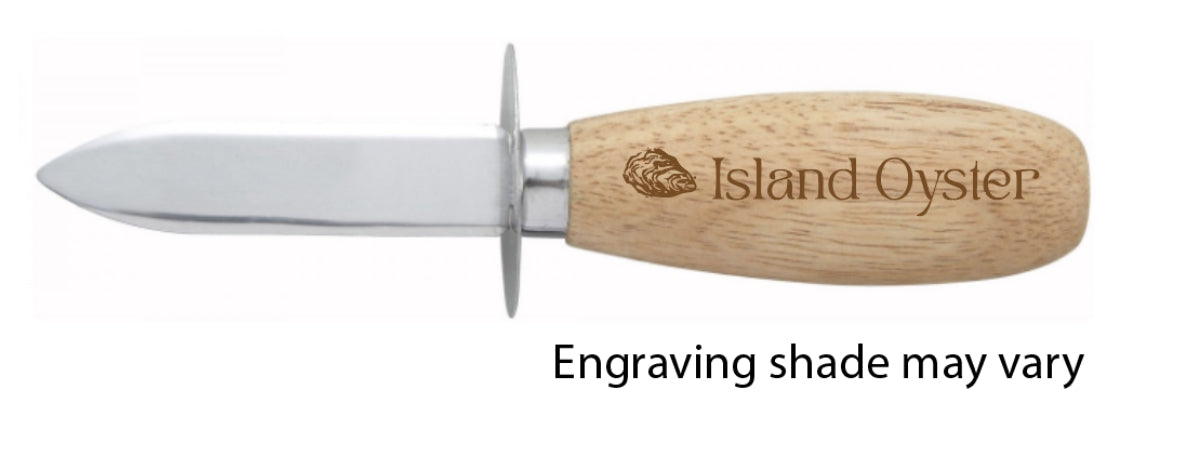 Custom Engraved Wooden Oyster Shucker