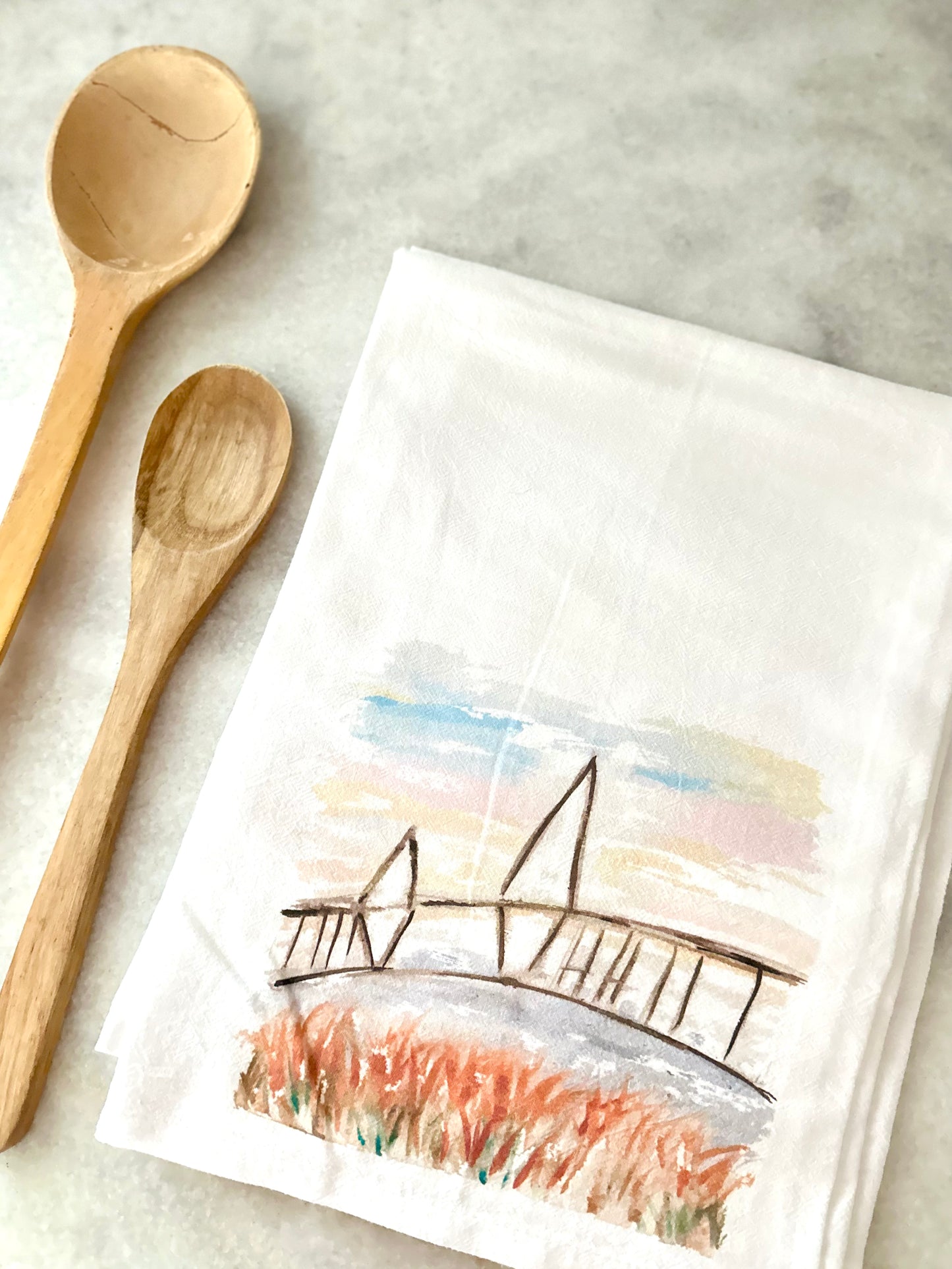 Coastal Tea Towels / 3 styles