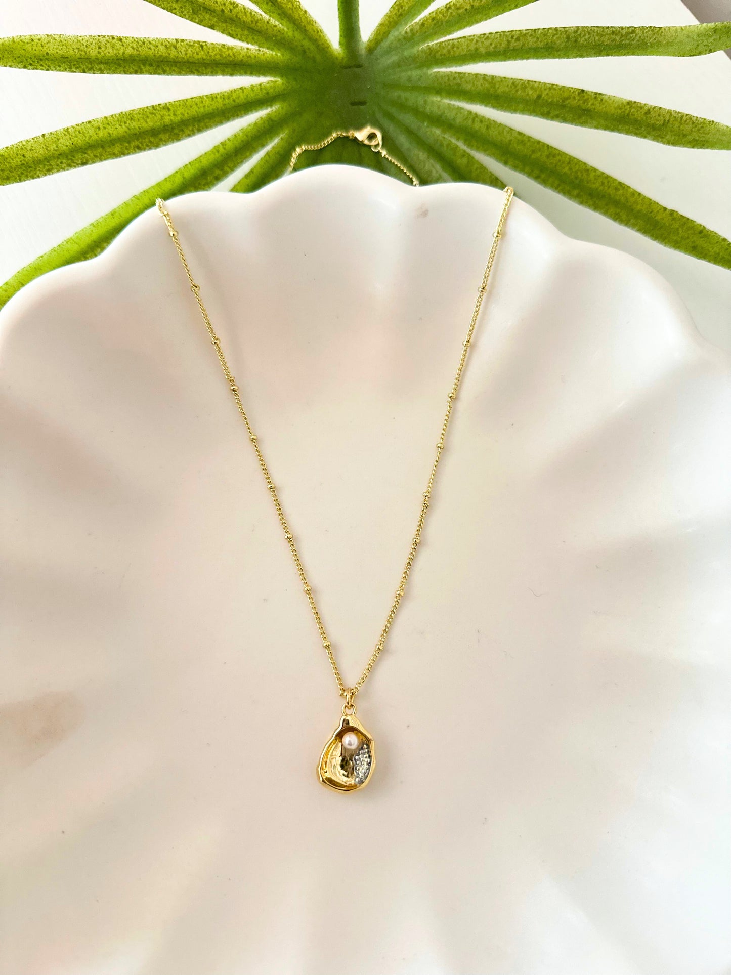 Island Oyster Necklace | ‘Message in a Bottle Collection’