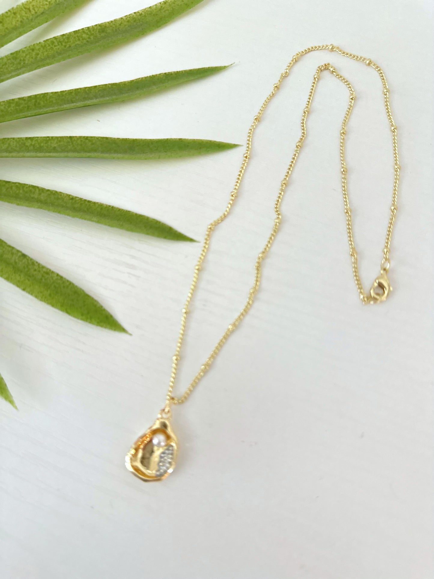 Island Oyster Necklace | ‘Message in a Bottle Collection’