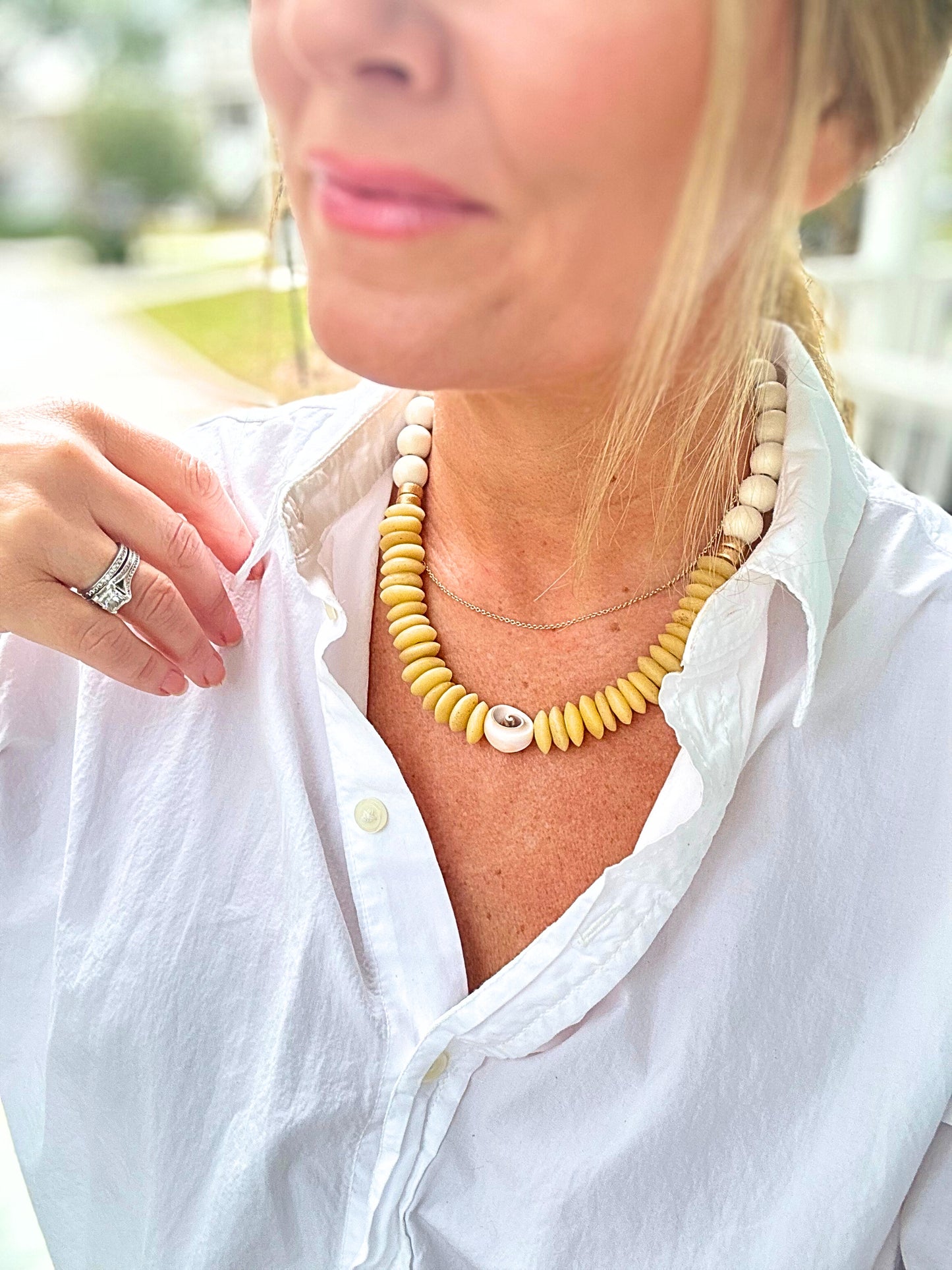 Brighten My Day / Yellow Statement Necklace