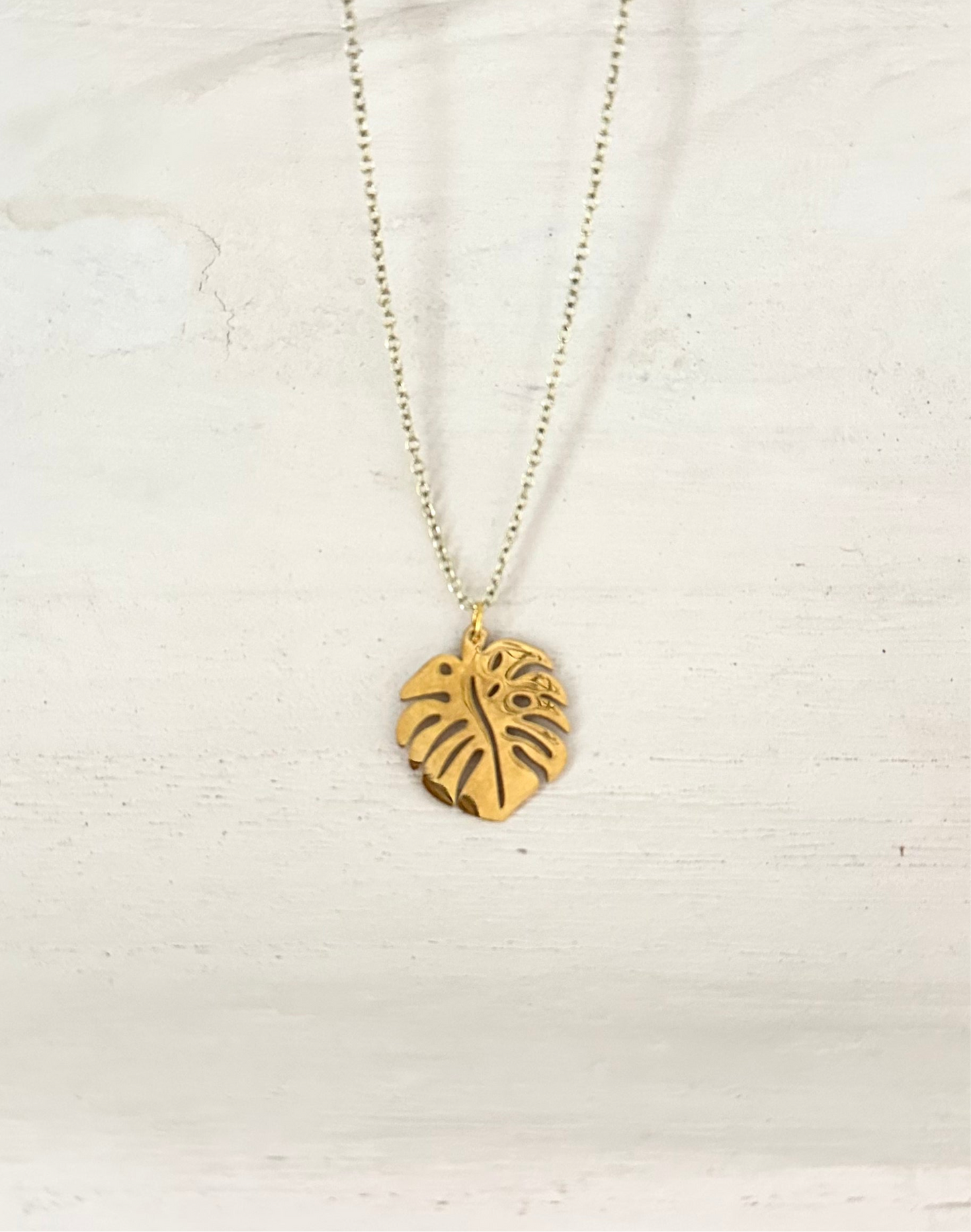 Golden Palm Necklace