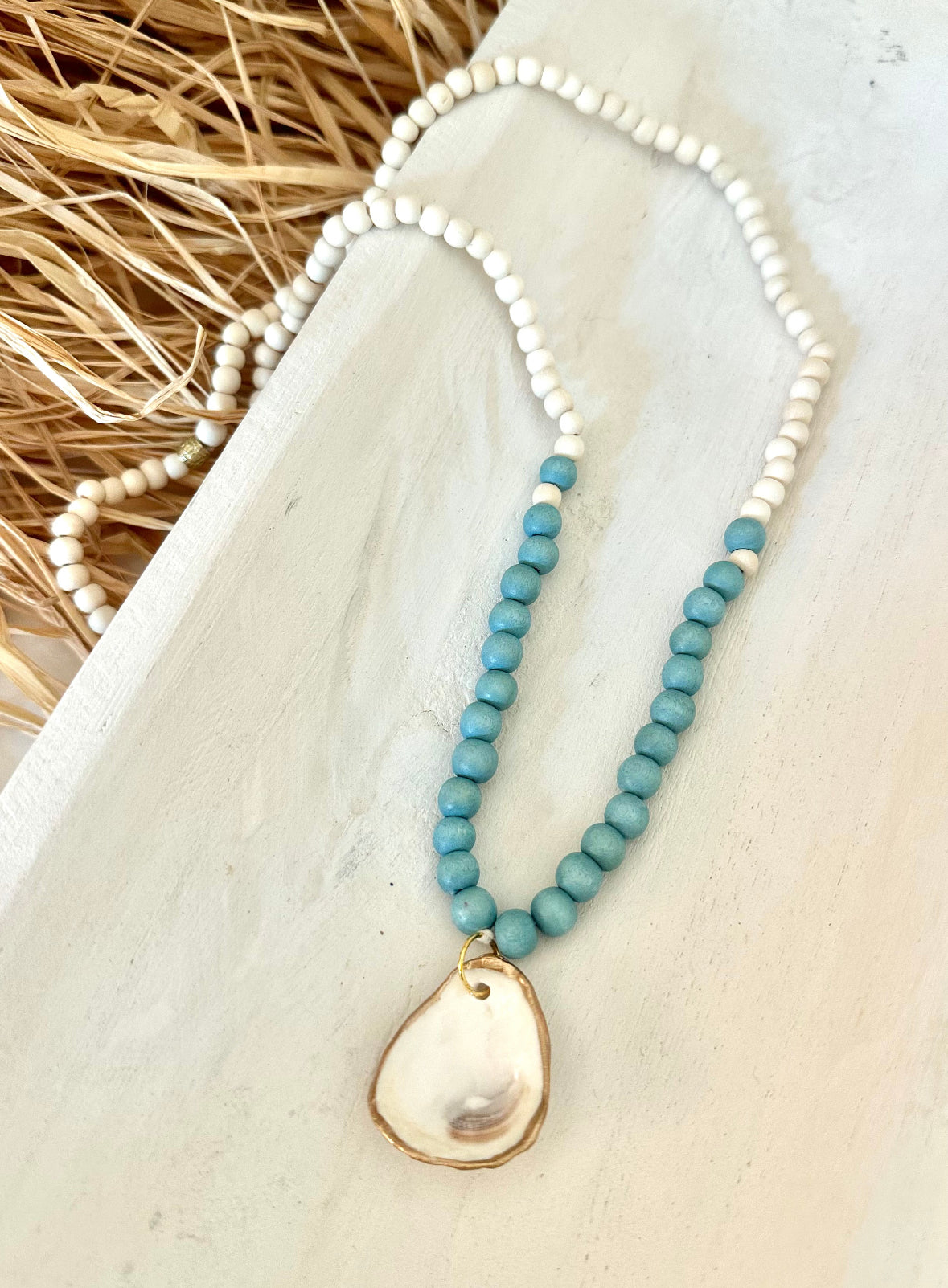 Long Oyster Shell Necklaces