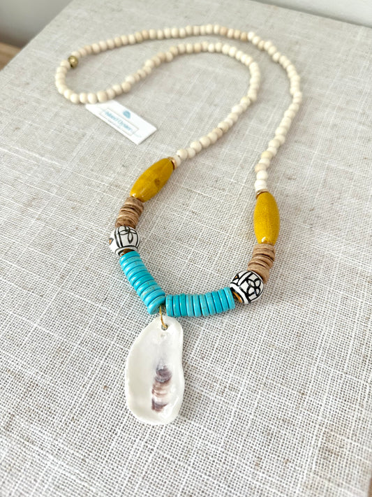 Calypso Oyster Shell Necklace