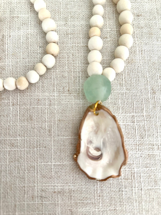 Sea Glass Statement Necklace | 4 colors