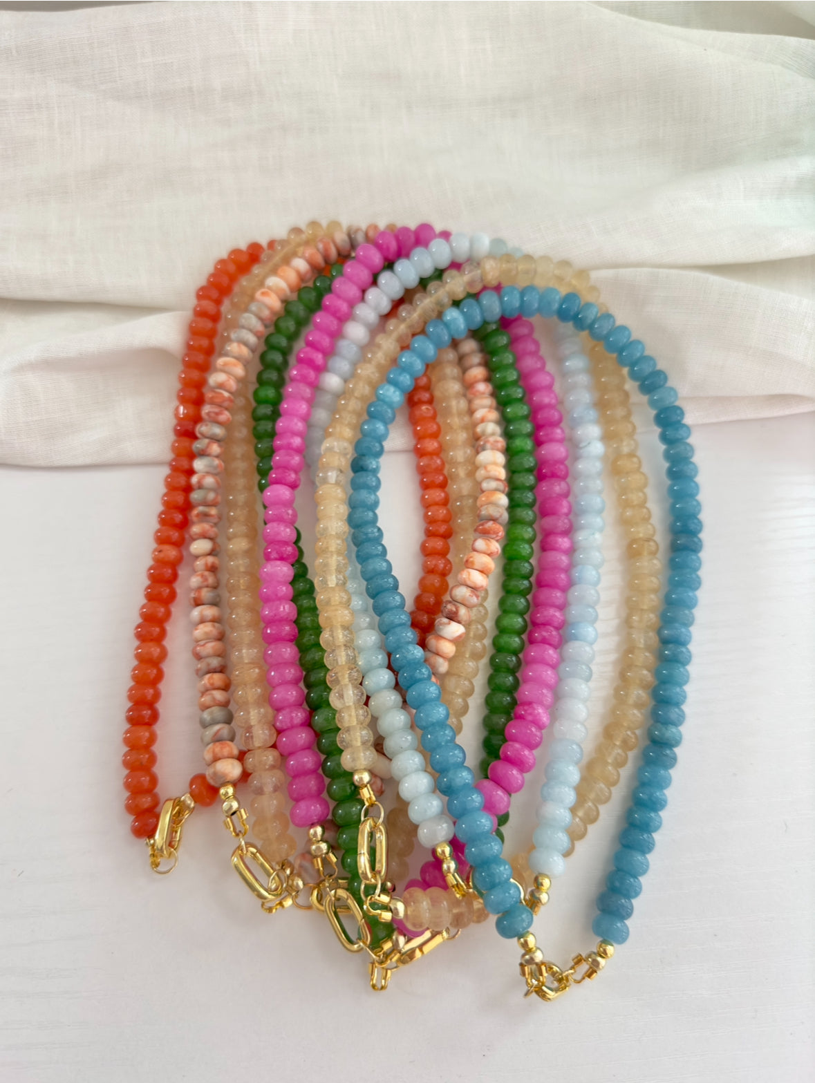 Candy Gemstone  Necklaces (10 colors)