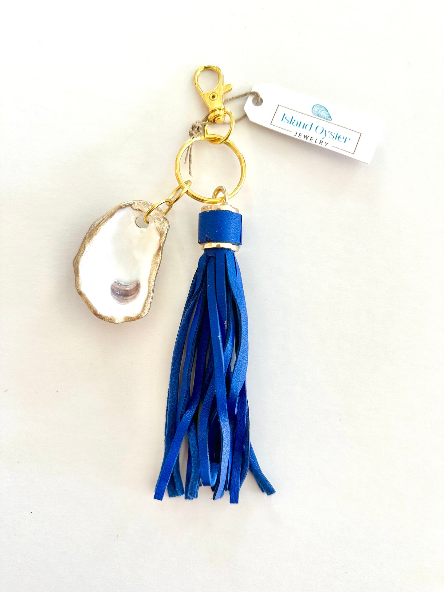 Tassel + Oyster Bag Charm / Keychain