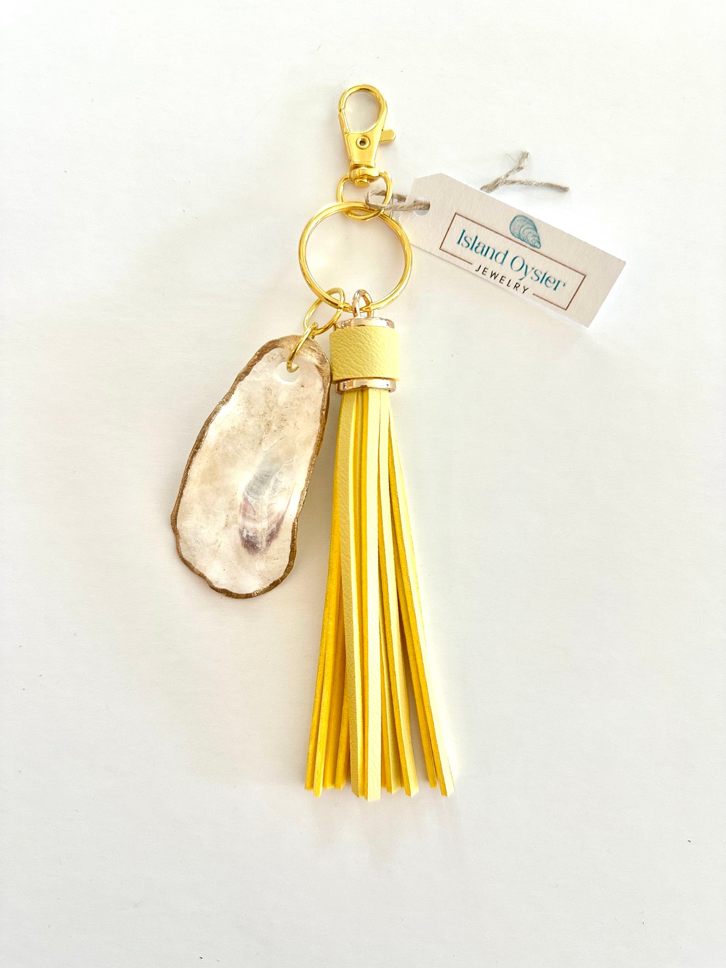 Tassel + Oyster Bag Charm / Keychain