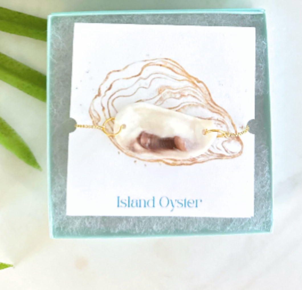 Dainty Gold Bracelets | Shell + Sea glass