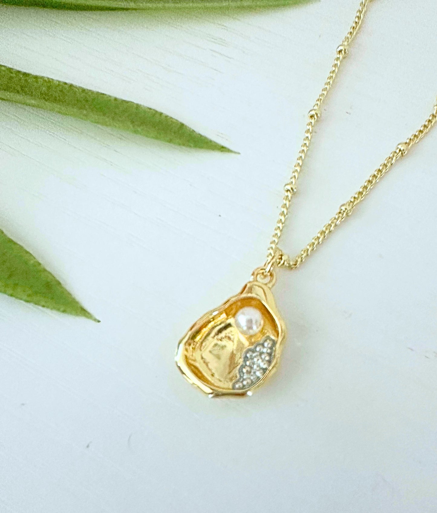 Island Oyster Necklace | ‘Message in a Bottle Collection’