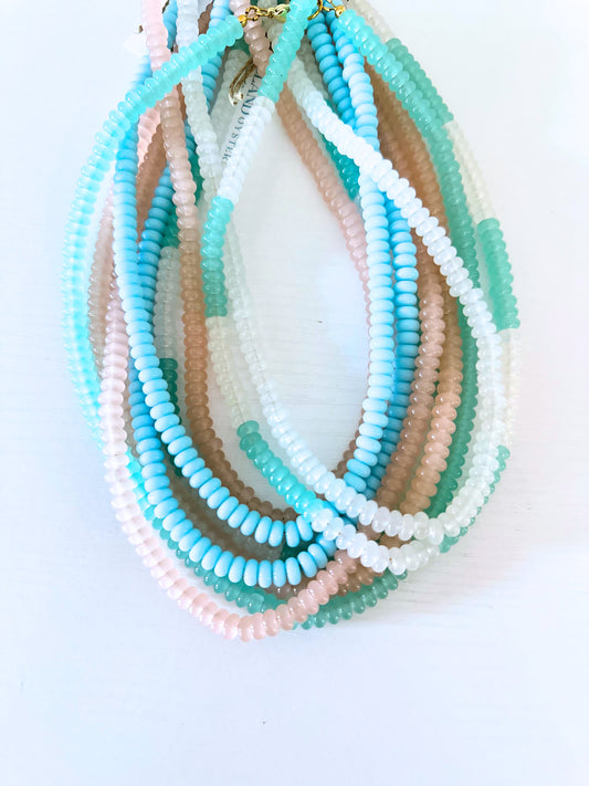 Island Hues Gemstone Necklace | 5 colors