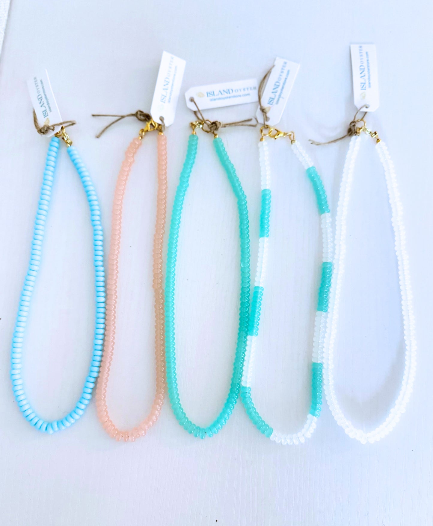 Island Hues Gemstone Necklace | 5 colors