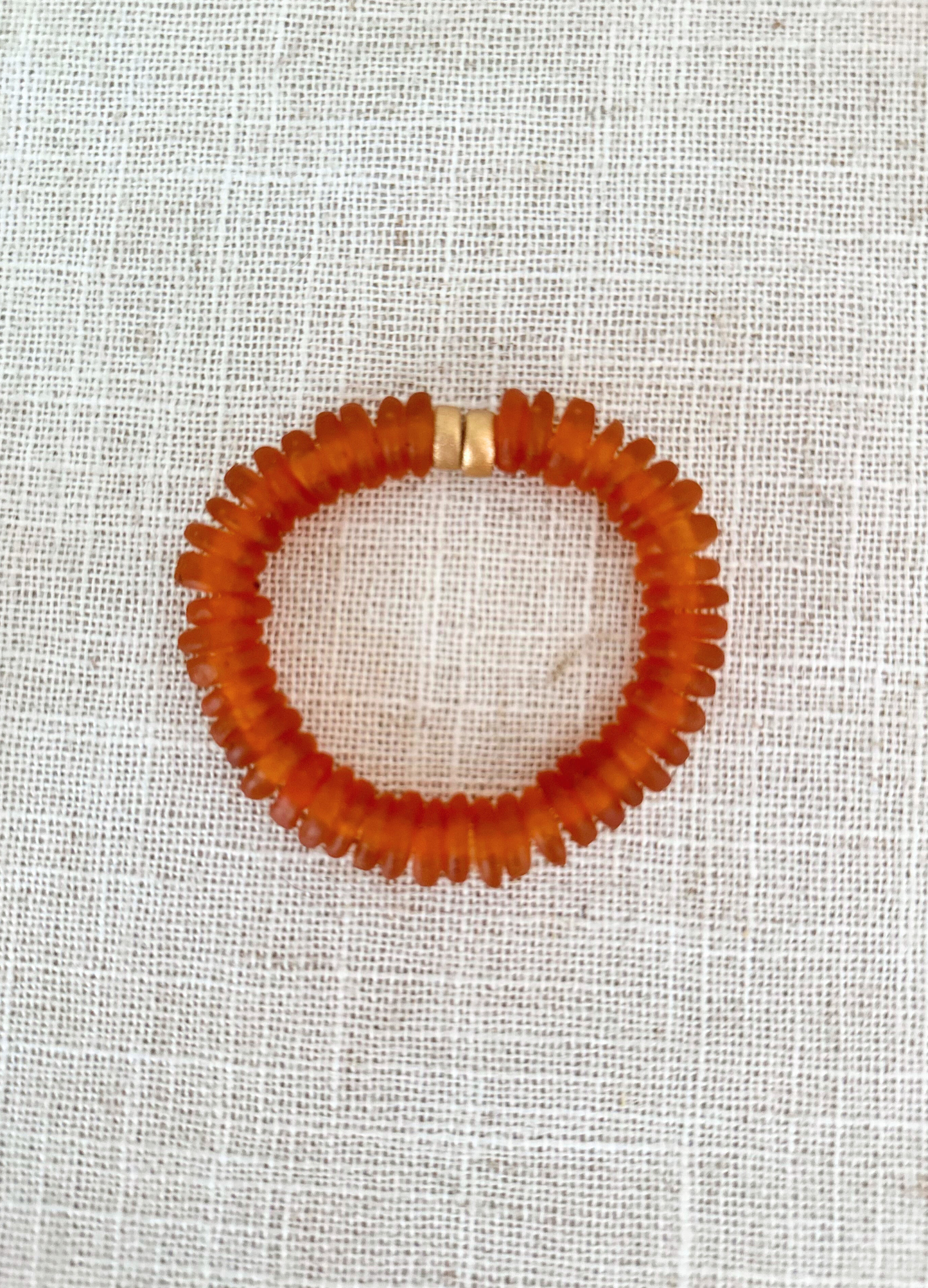 Salt + Sol Sea Glass Disc Bracelet