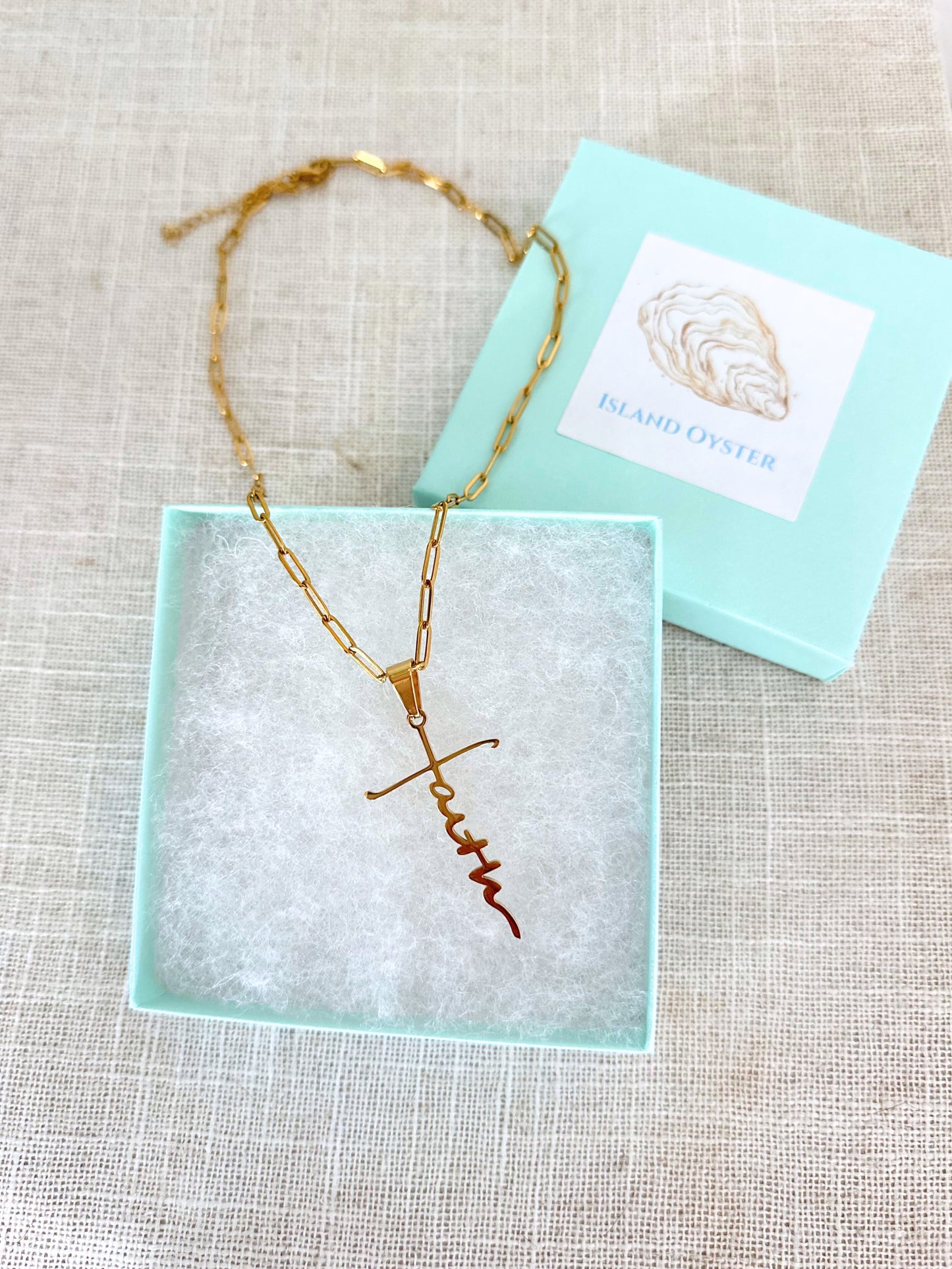 Paperclip Charm Necklace | Seahorse, Faith, Pearl