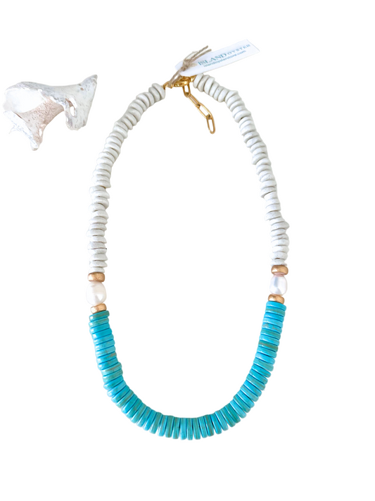 Coastal Soul Turquoise Statement Necklace