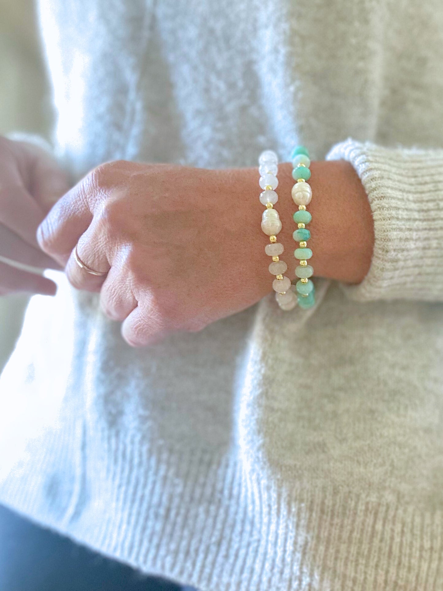 Classic Carolina Gemstone Bracelet | 2 Colors