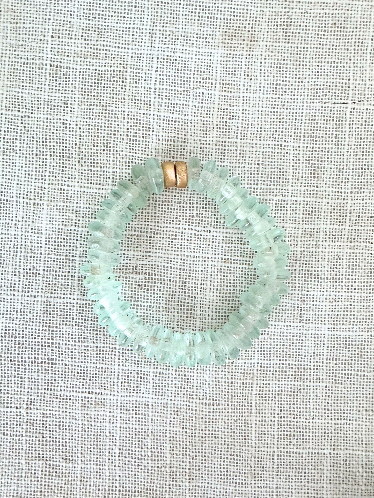 Salt + Sol Sea Glass Disc Bracelet